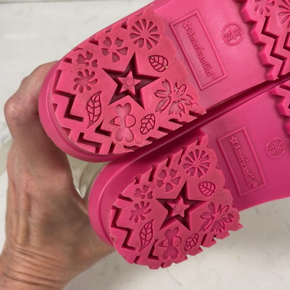 American Girl WellieWishers Peek-a-Boo Wellies for Girls Size 12/13 - Picture 5 of 15